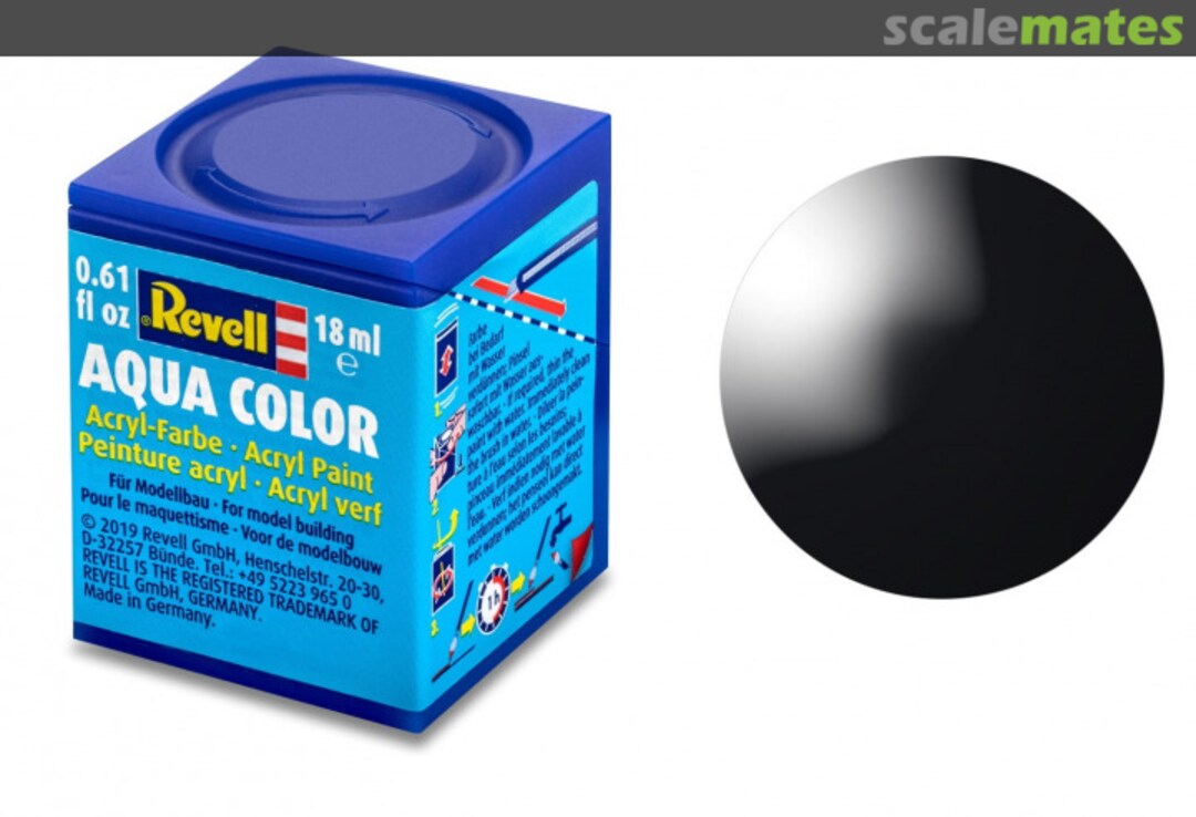 Boxart Black/Schwarz - RAL 9005 36107 Revell Aqua Color