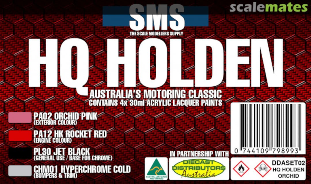 Boxart Holden HQ Colour Set #2 - Orchid  SMS