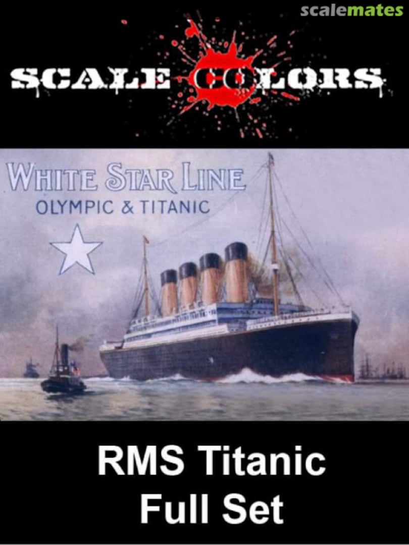 Boxart RMS Titanic Full Set – 1/200 Scale SC998 Scale Colors