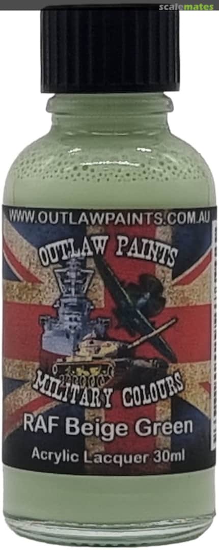 Boxart British Military Colour - RAF Beige Green OP116MIL Outlaw Paints