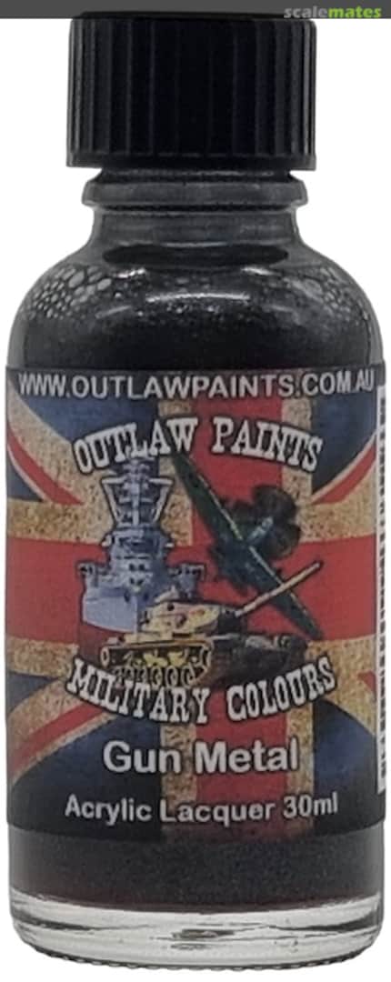 Boxart British Military Colour - Gun Metal OP117MIL Outlaw Paints