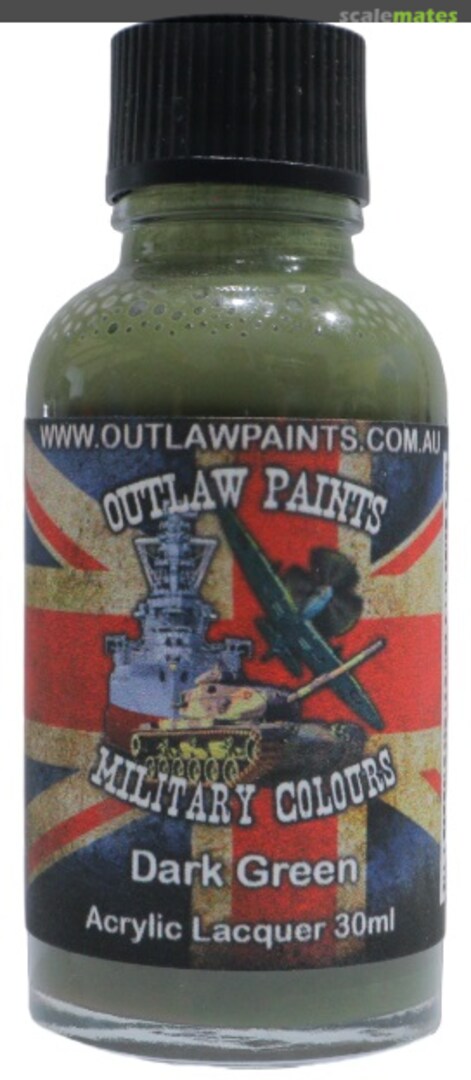 Boxart British Military Colour - Dark Green OP152MIL Outlaw Paints