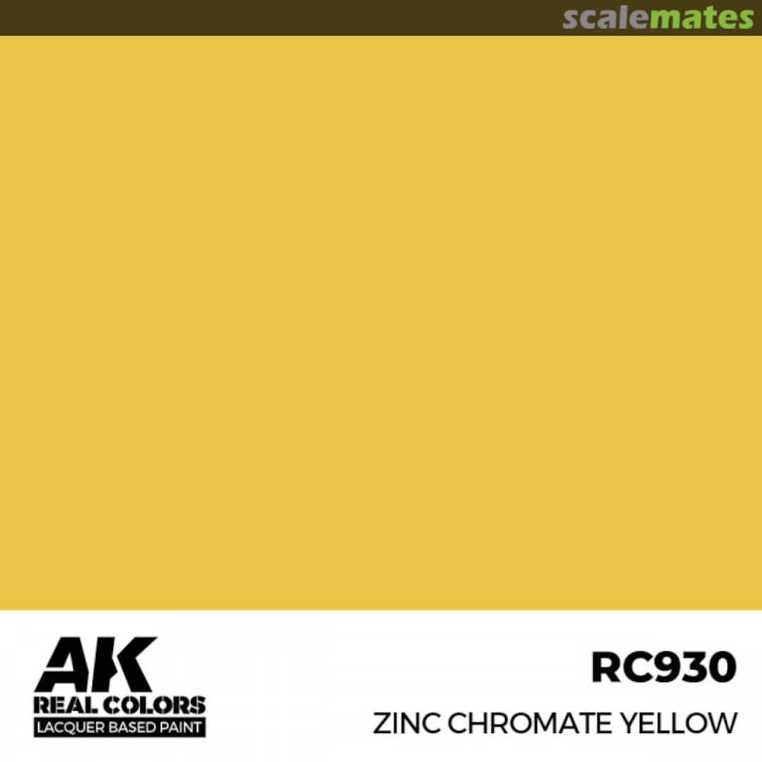Boxart Zinc Chromate Yellow  AK Real Colors