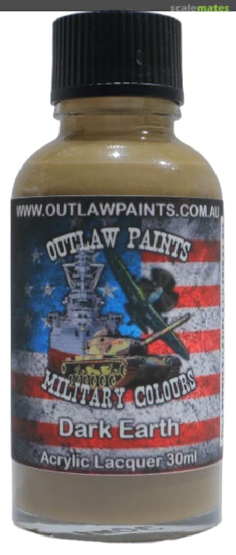Boxart US Military Colour - Dark Earth OP021MIL Outlaw Paints