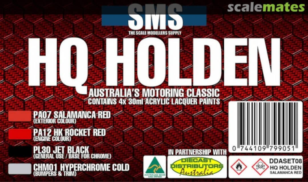 Boxart Holden HQ Colour Set #8 - Salamanca Red  SMS