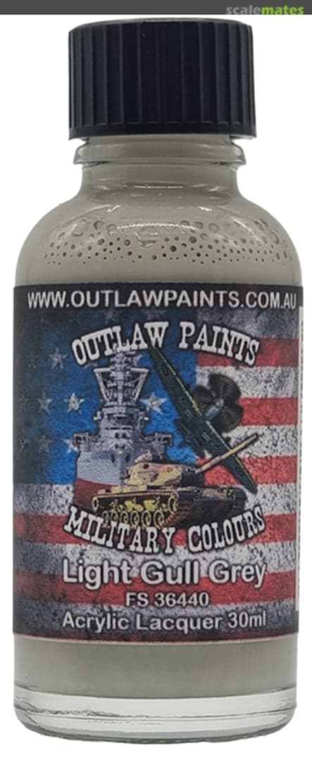 Boxart US Military Colour - Light Gull Grey FS36440 OP023MIL Outlaw Paints