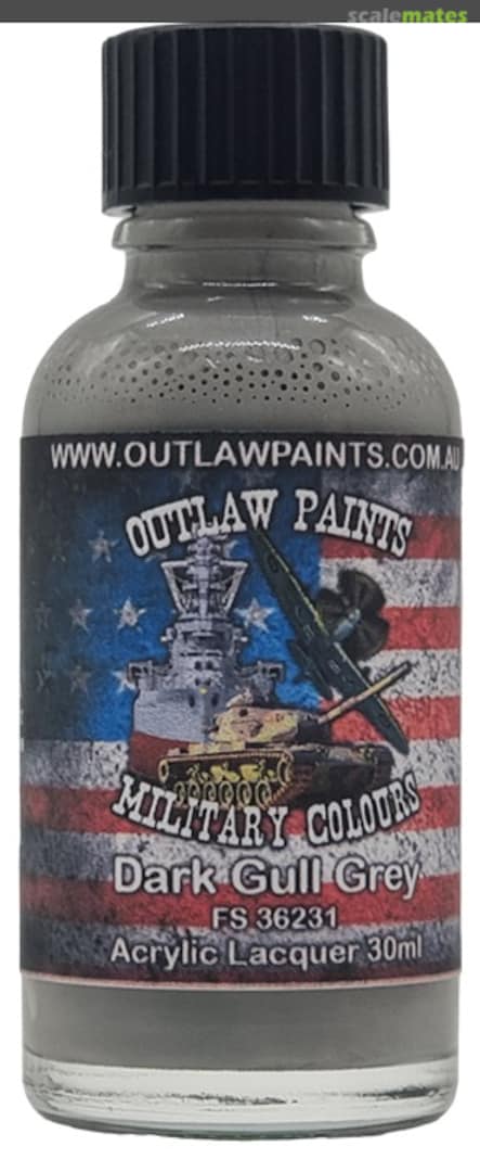 Boxart US Military Colour - Dark Gull Grey FS36231 OP024MIL Outlaw Paints