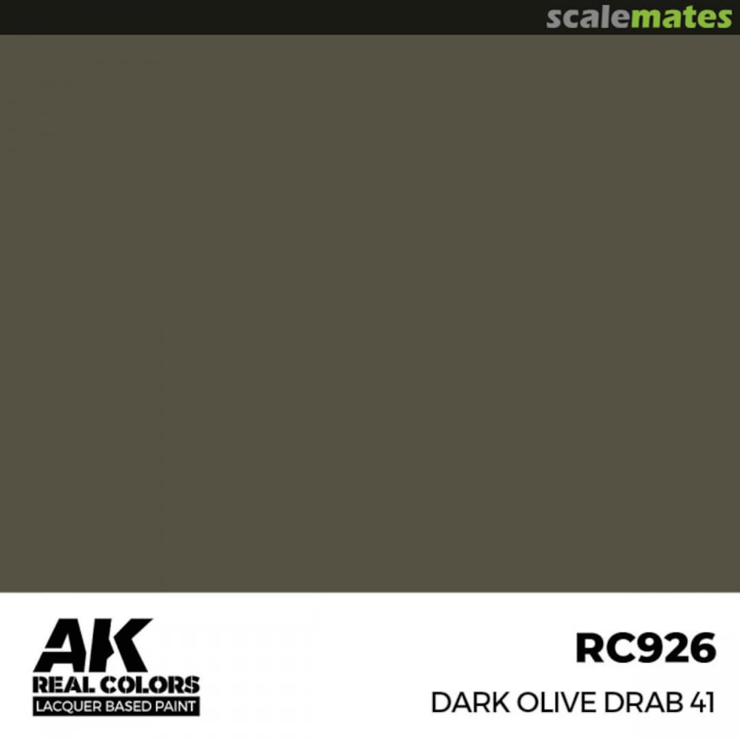 Boxart Dark Olive Drab 41  AK Real Colors