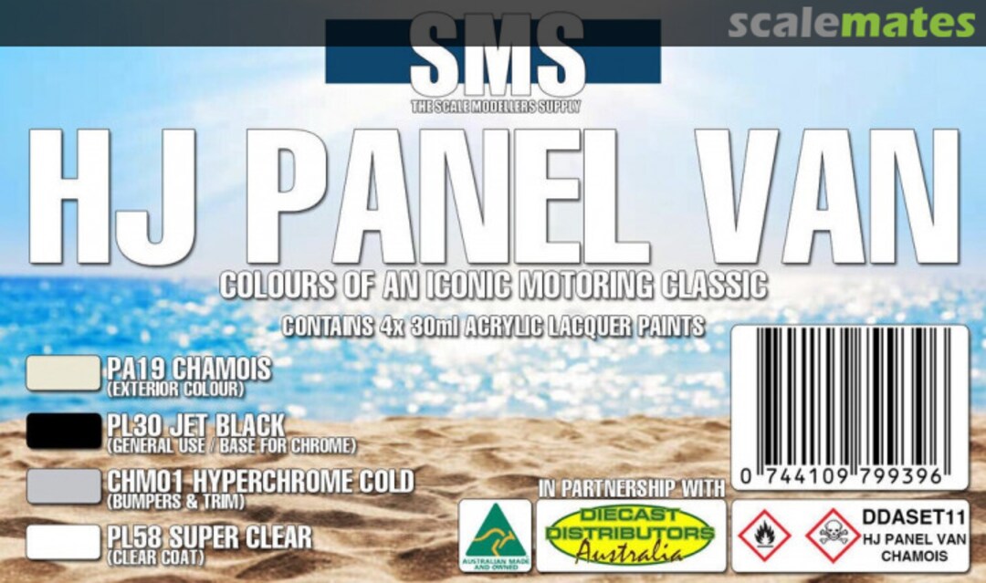 Boxart Holden HJ Panel Van Colour Set #11 - Chamois  SMS