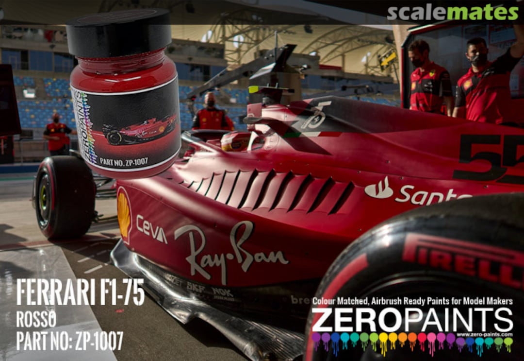 Boxart Ferrari F1-75 Rosso (2022 Formula One)  Zero Paints