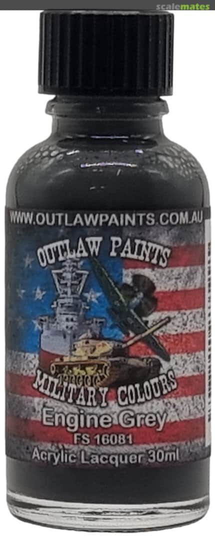 Boxart US Military Colour - Engine Grey FS16081 OP032MIL Outlaw Paints