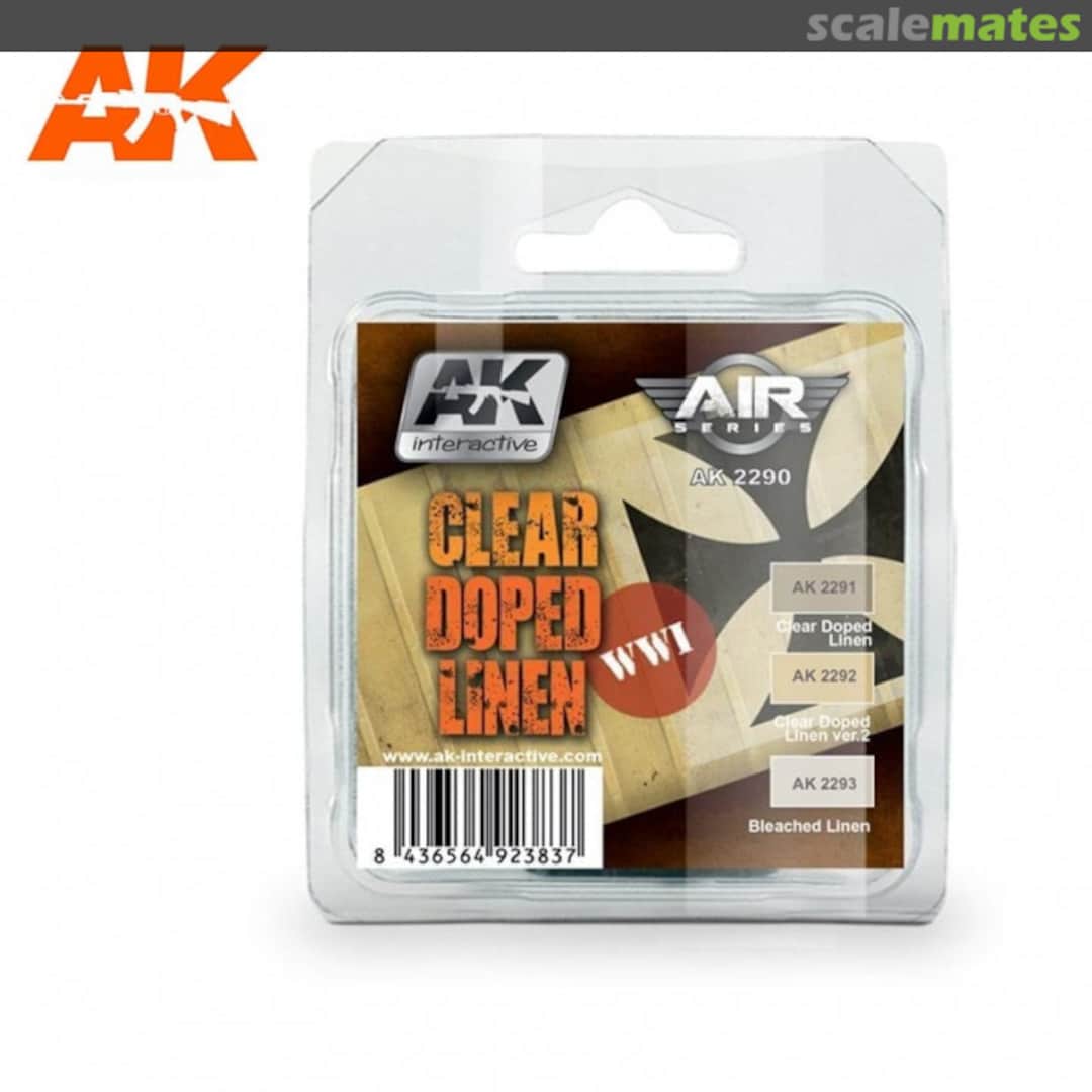 Boxart Clear Doped Linen - WWI  AK Interactive Air Series
