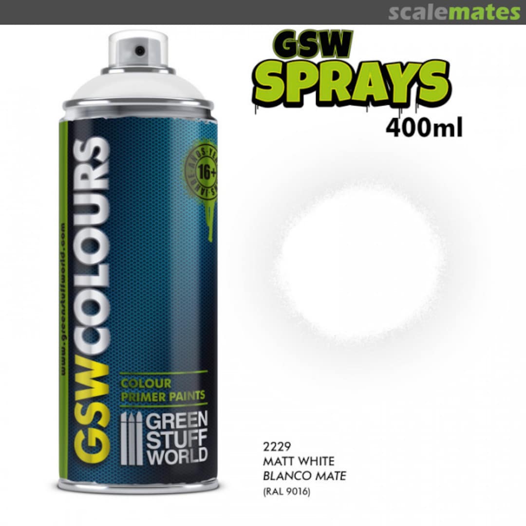 Boxart Spray Primer White  Green Stuff World