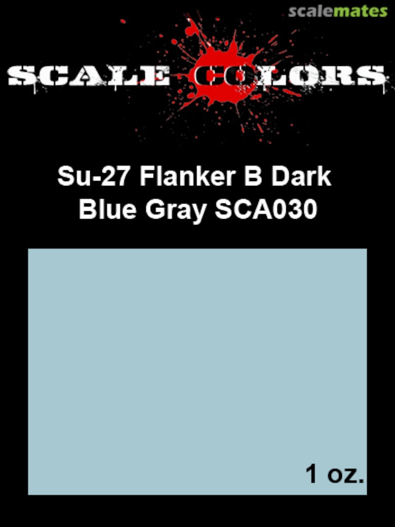Boxart Su-27 Flanker B Dark Blue Gray  Scale Colors