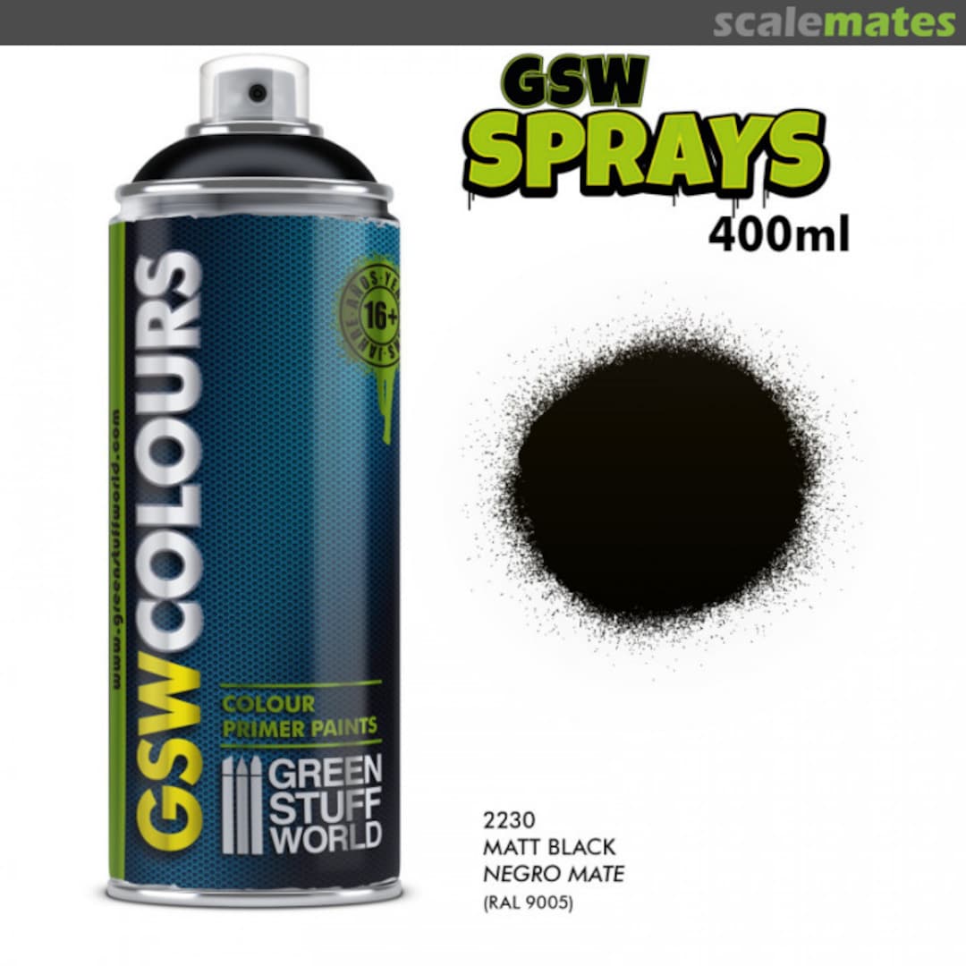 Boxart Spray Primer Black  Green Stuff World