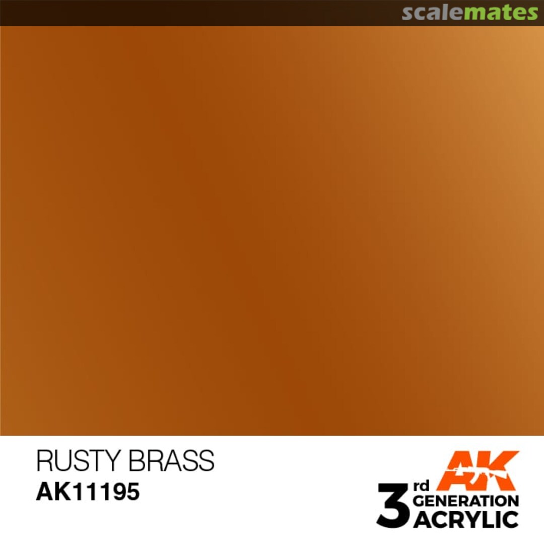 Boxart Rusty Brass - Metallic  AK 3rd Generation - General