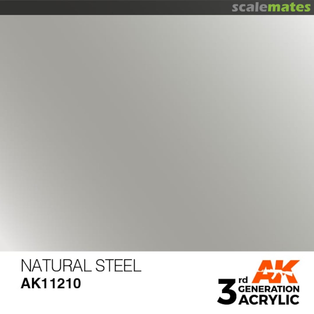 Boxart Natural Steel - Metallic  AK 3rd Generation - General