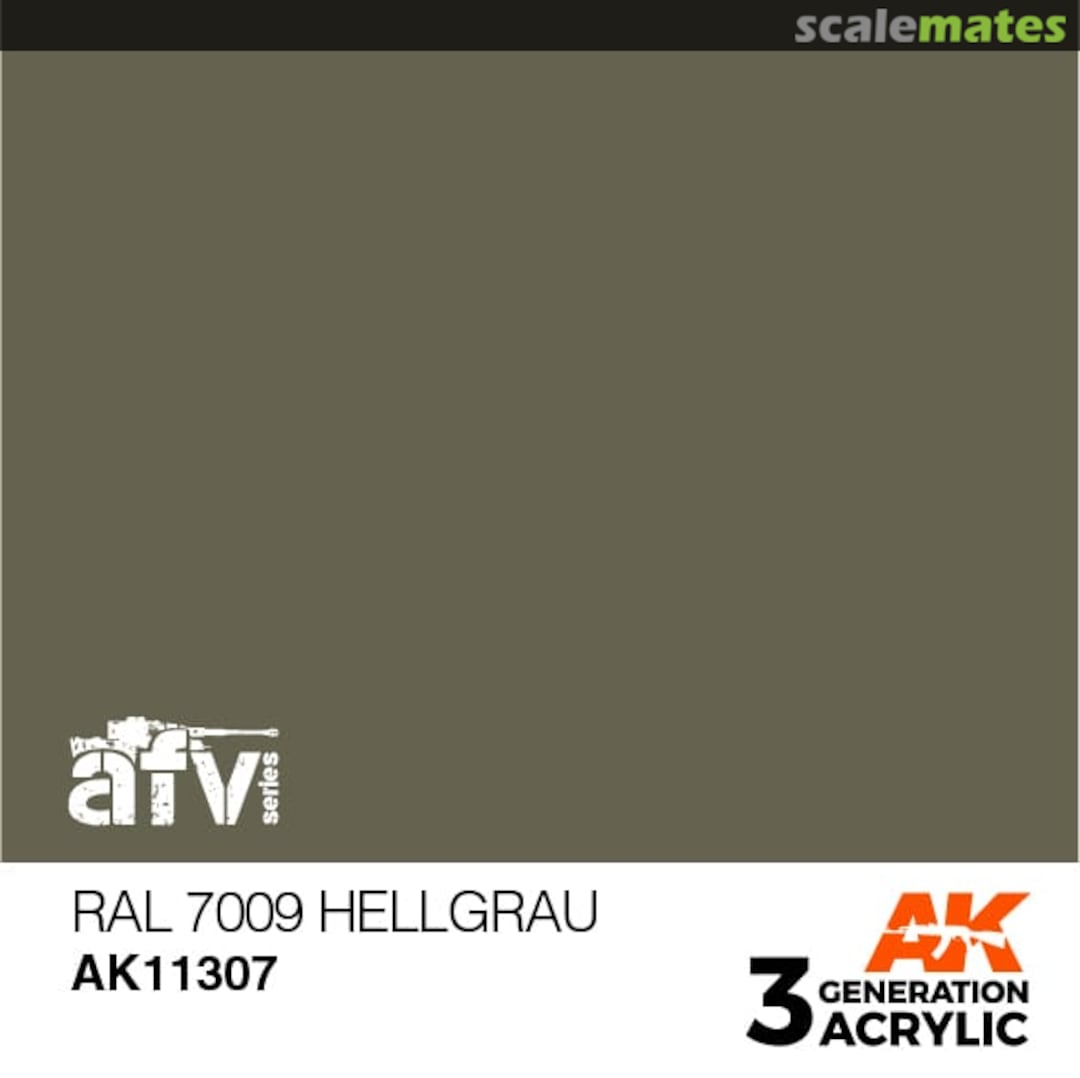 Boxart RAL 7009 Hellgrau  AK 3rd Generation - AFV
