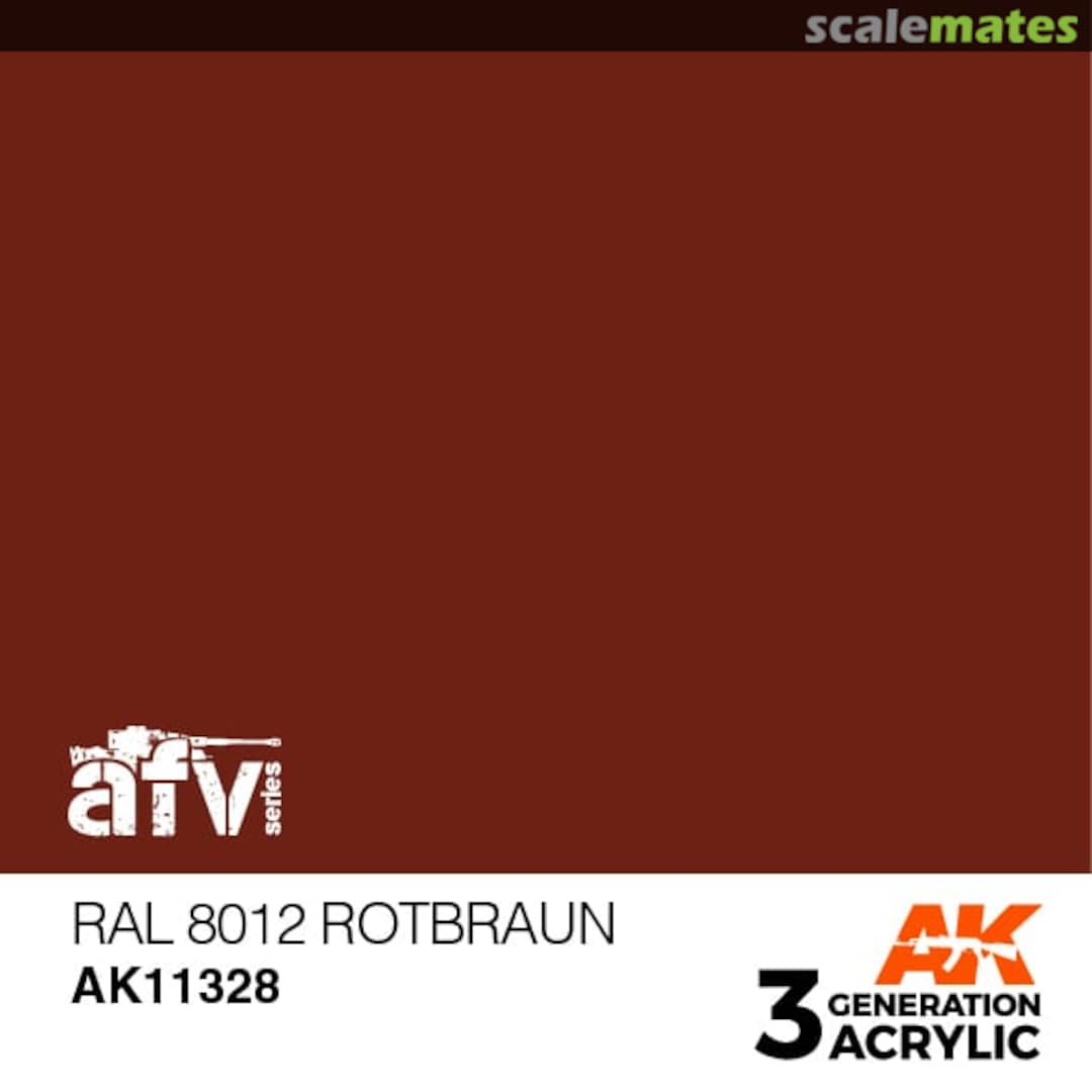 Boxart RAL 8012 Rotbraun  AK 3rd Generation - AFV