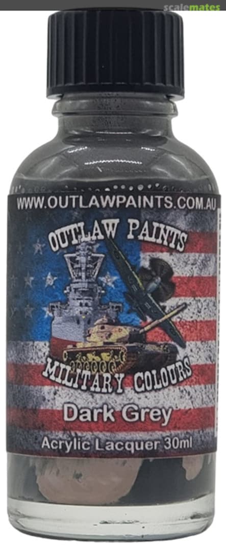 Boxart US Military Colour - Dark Grey OP049MIL Outlaw Paints