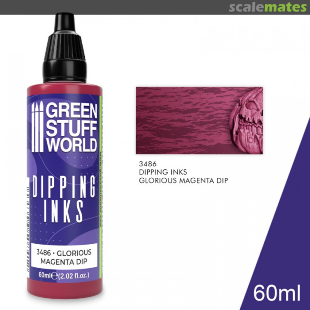 Boxart Dipping Ink Glorious Magenta Dip  Green Stuff World