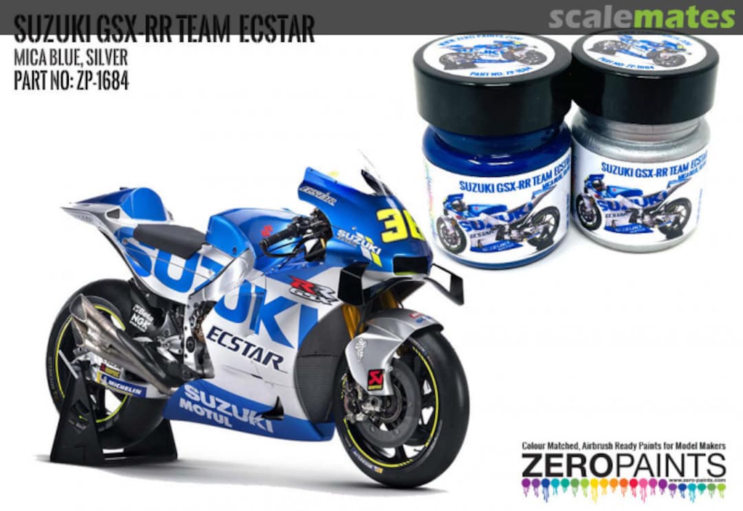 Boxart Team Suzuki ECSTAR GSX-RR Blue/Silver Paint Set  Zero Paints