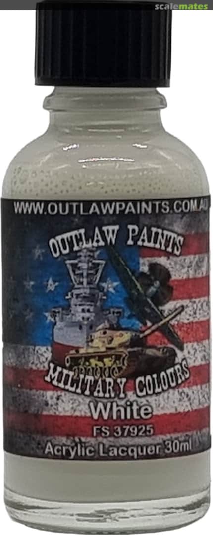 Boxart US Military Colour - White FS37925 OP103MIL Outlaw Paints