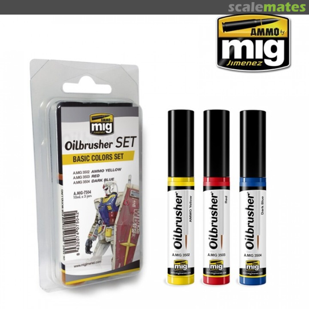 Boxart Oilbrusher - Basic Colors Set  Ammo by Mig Jimenez
