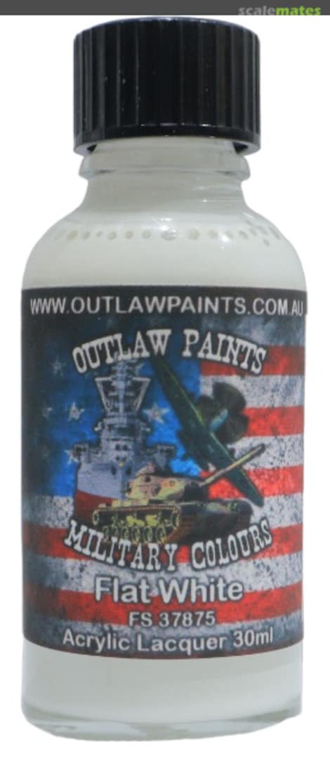 Boxart US Military Colour - Flat White FS37875 OP158MIL Outlaw Paints