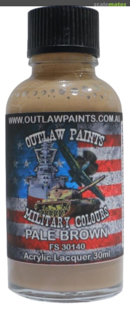Boxart US Military Colour - Pale Brown FS30140 OP180MIL Outlaw Paints