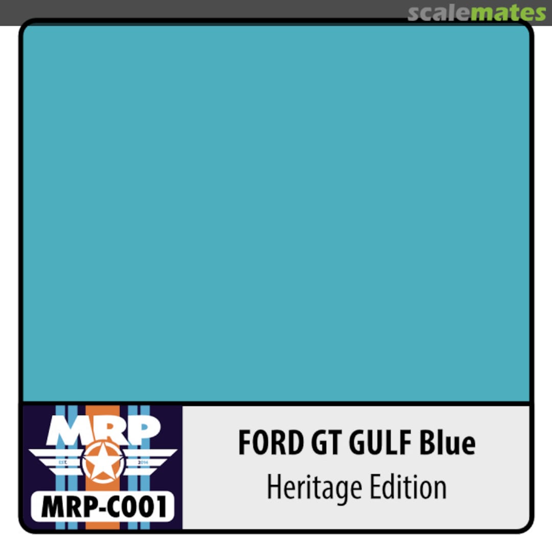 Boxart Ford GT - Gulf Blue (Heritage Edition) MRP-001 MR.Paint