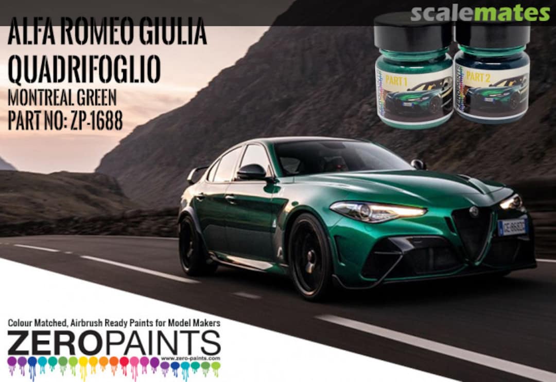 Boxart Alfa Romeo Quadrifoglio Montreal Green  Zero Paints