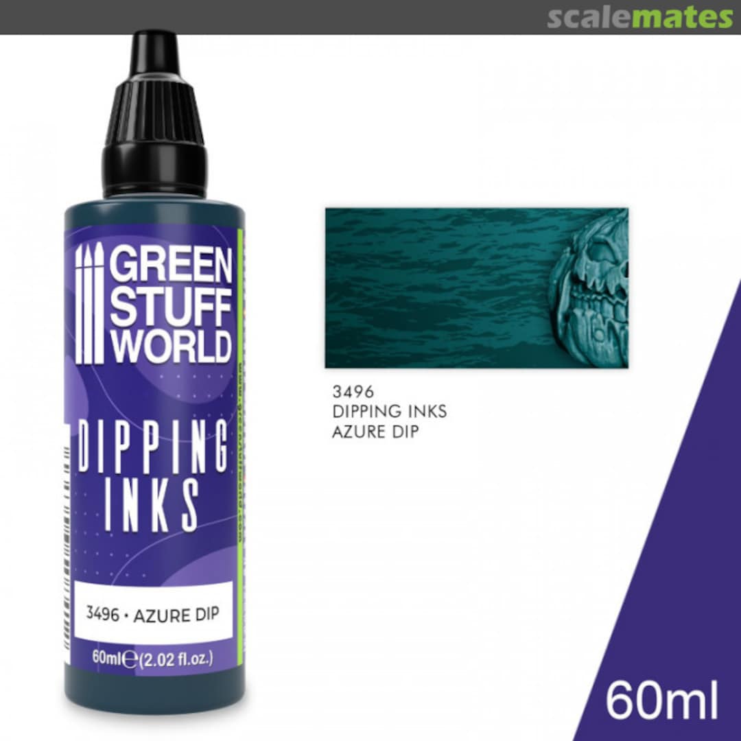 Boxart Dipping Ink Azure Dip  Green Stuff World