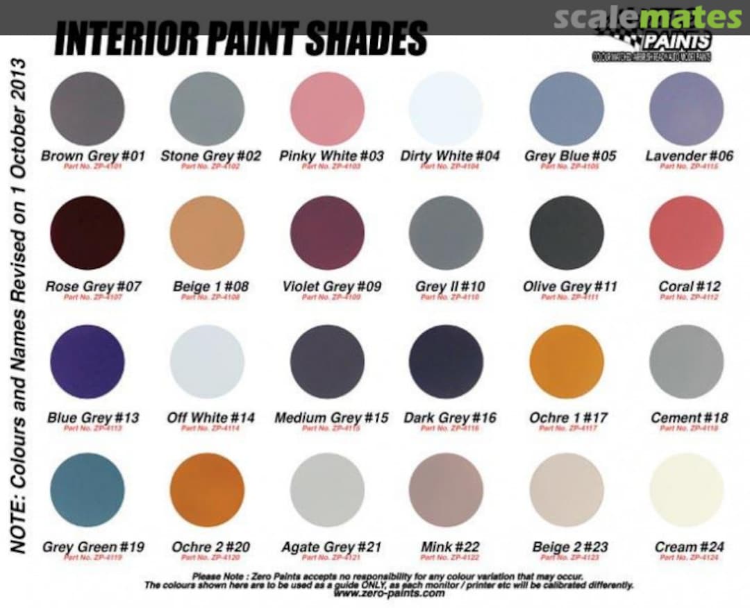 Boxart Interior Paints - Violet Grey  Zero Paints