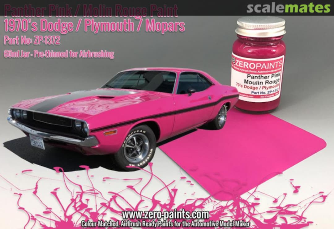 Boxart Panther Pink / Moulin Rouge 70's Dodge / Plymouth  Zero Paints