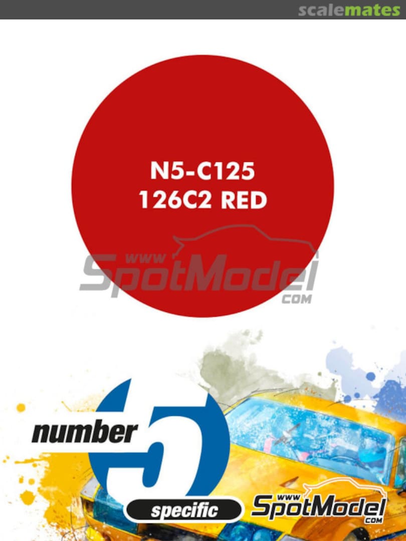 Boxart 126C2 Red  Number Five