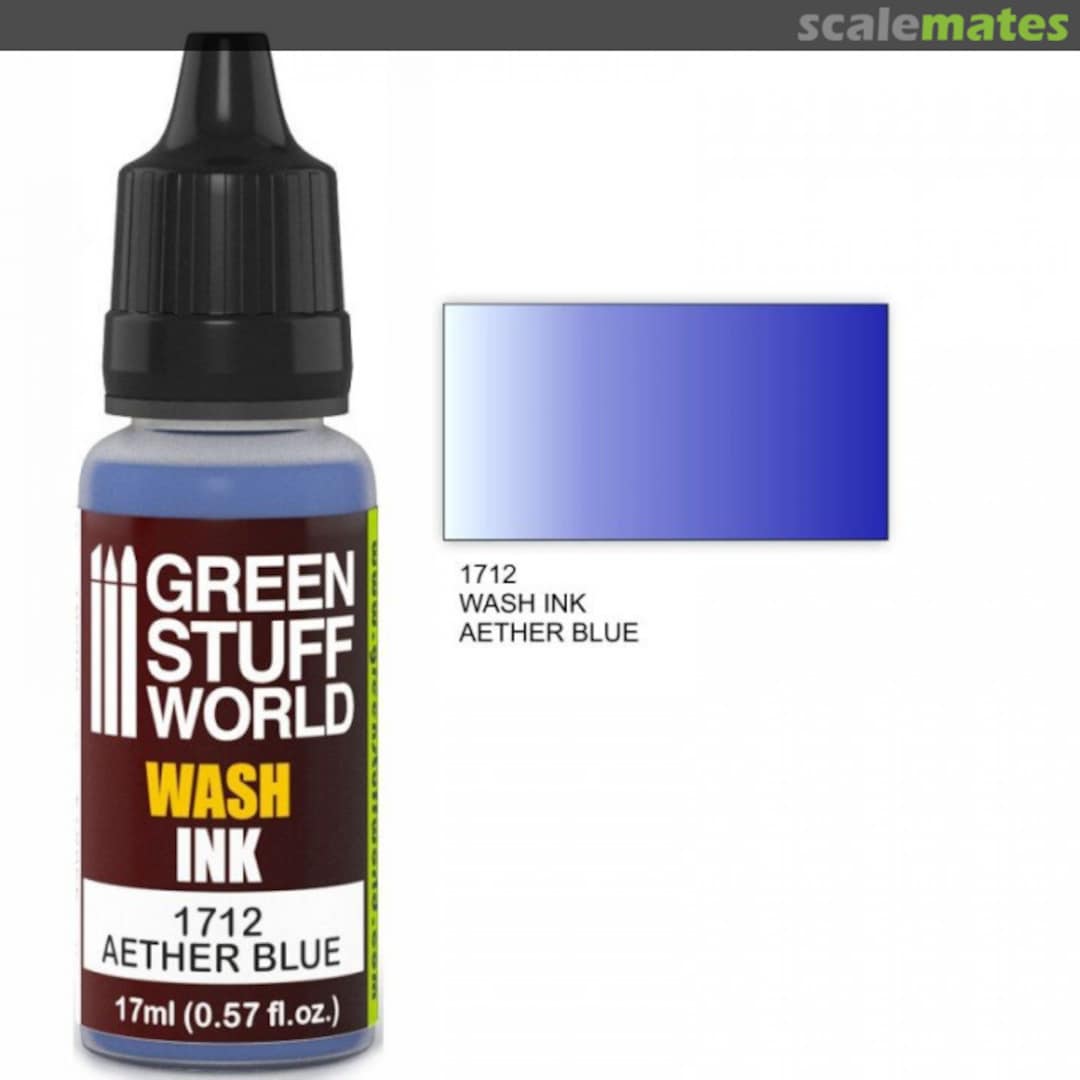 Boxart Wash Ink Aether Blue  Green Stuff World