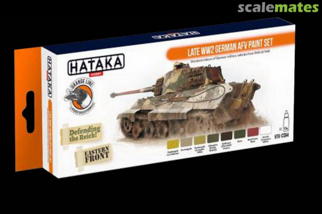Boxart Late WW2 German AFV paint set HTK-CS94 Hataka Hobby Orange Line