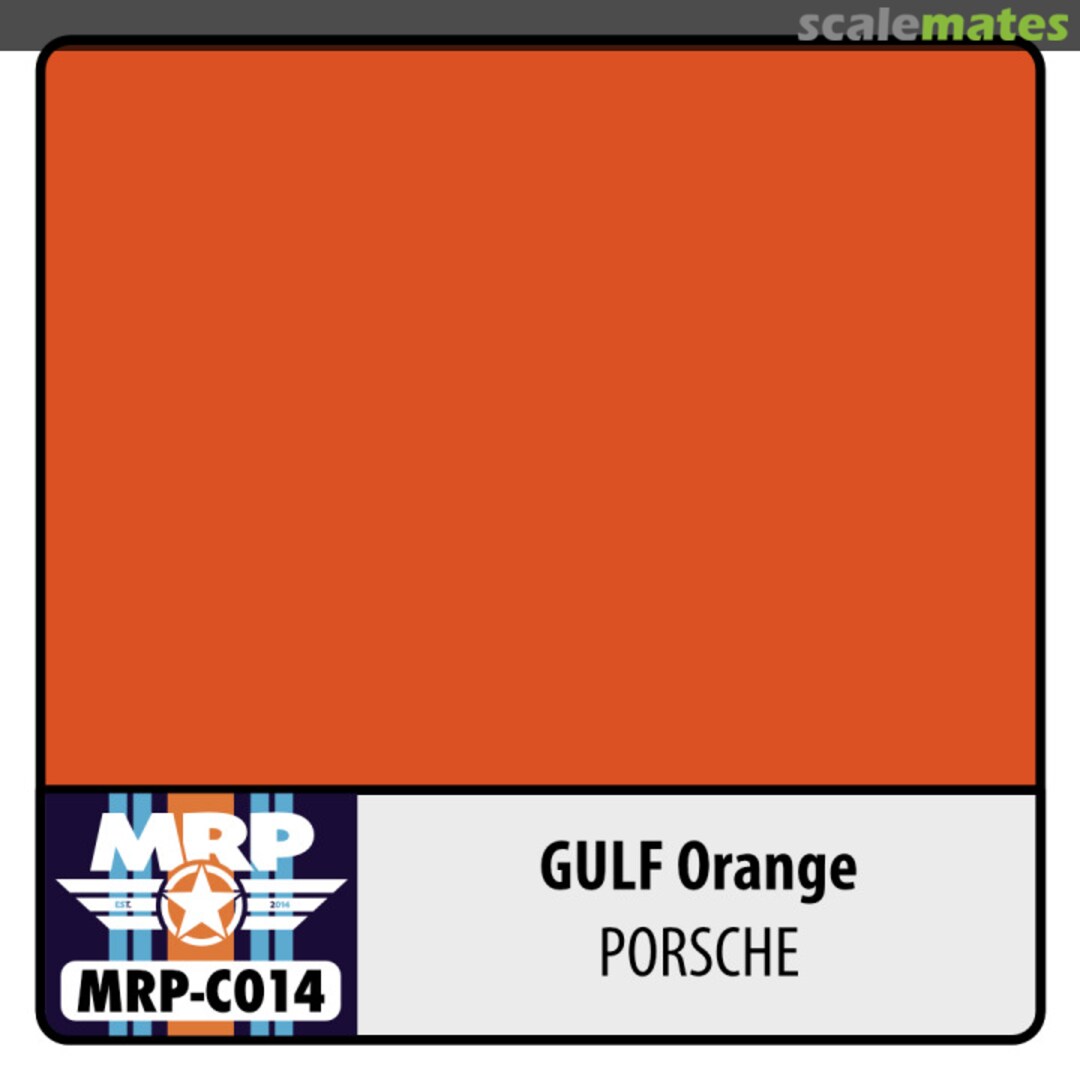 Boxart Porsche Gulf Orange MRP-014 MR.Paint