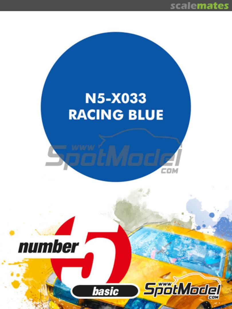 Boxart Racing Blue  Number Five