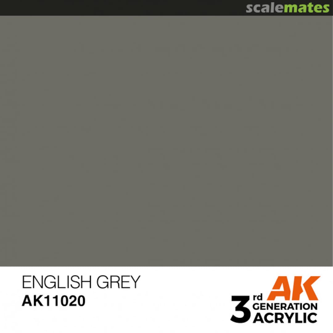 Boxart English Grey - Standard  AK 3rd Generation - General