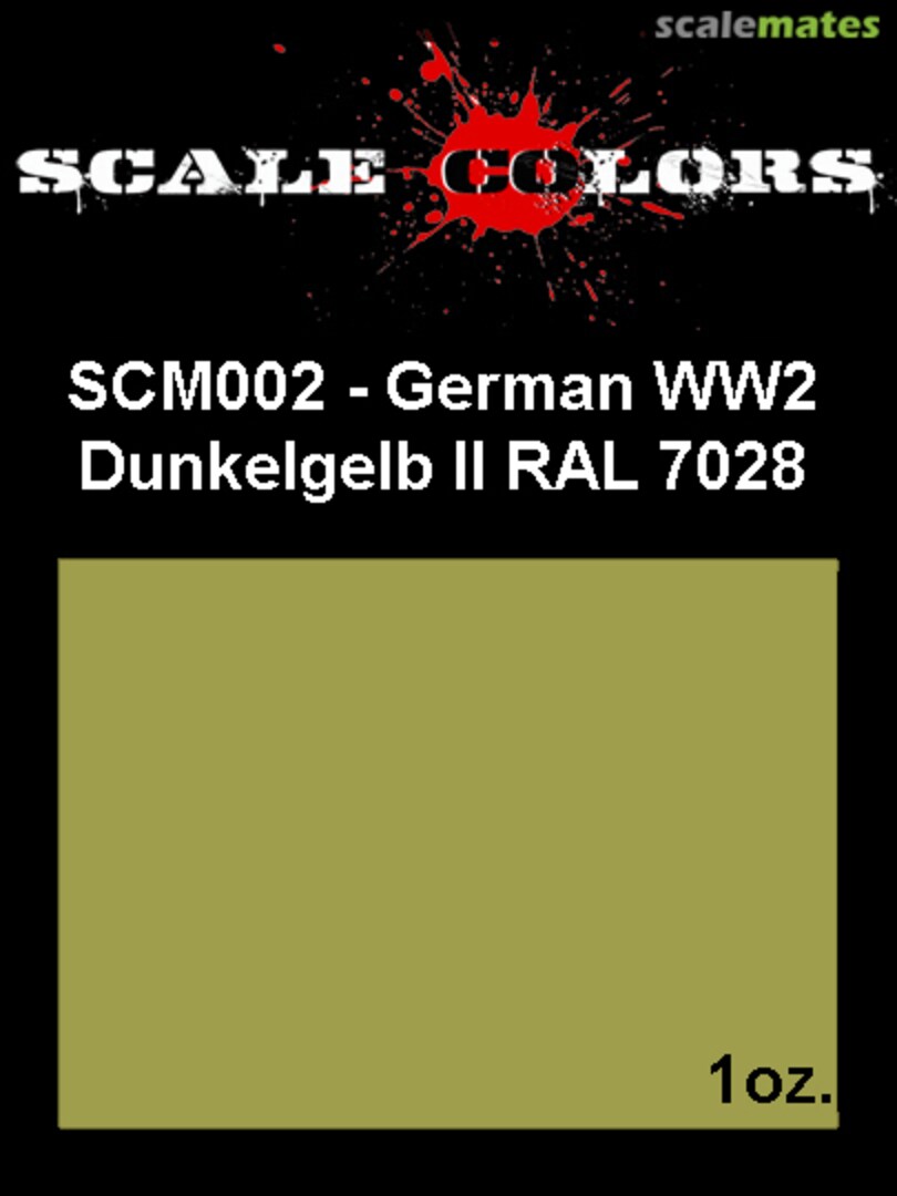 Boxart Panzer Olivgrun RAL 6003 SCM002 Scale Colors