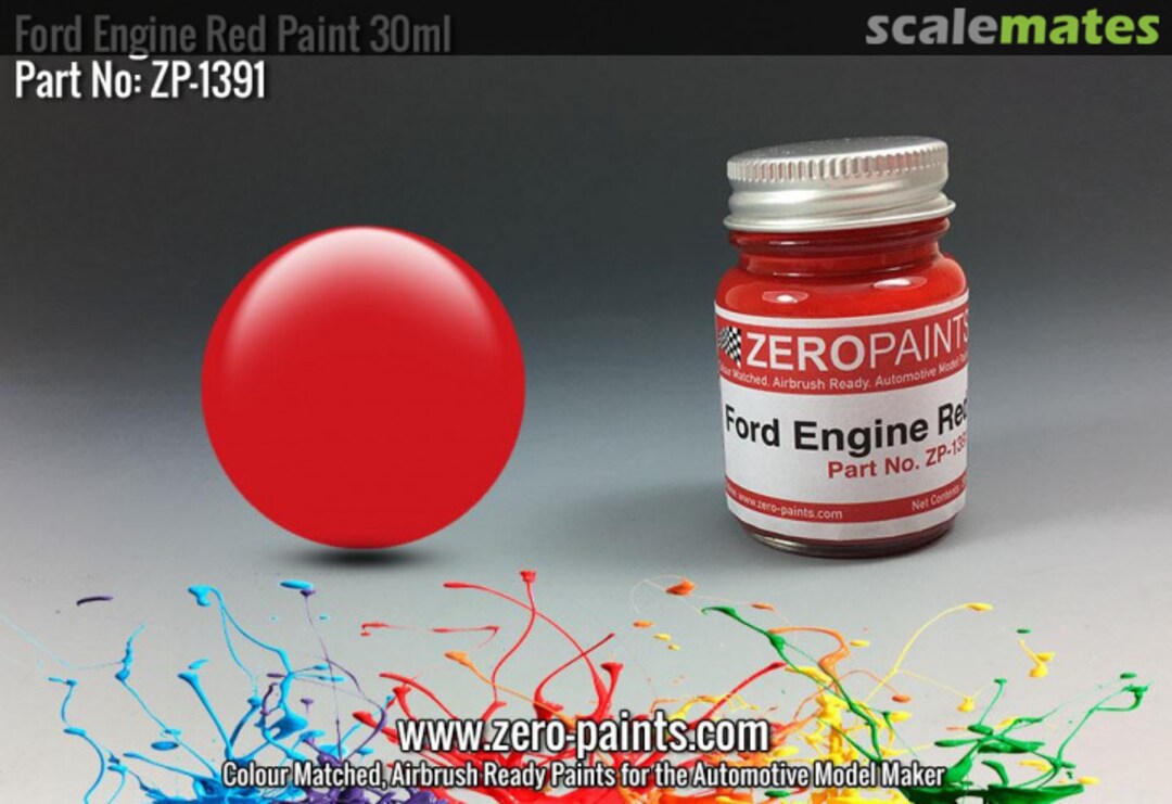 Boxart Ford USA Red Engine Paint  Zero Paints