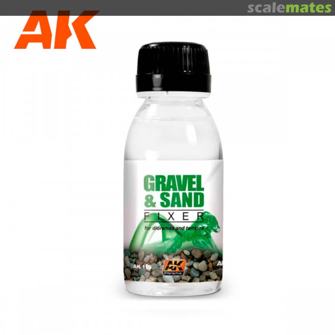 Boxart Gravel & Sand Fixer AK 118 AK Interactive
