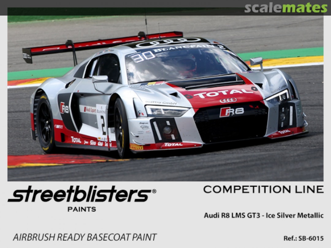 Boxart Audi R8 LMS GT3 Ice Silver Metallic  StreetBlisters Paints