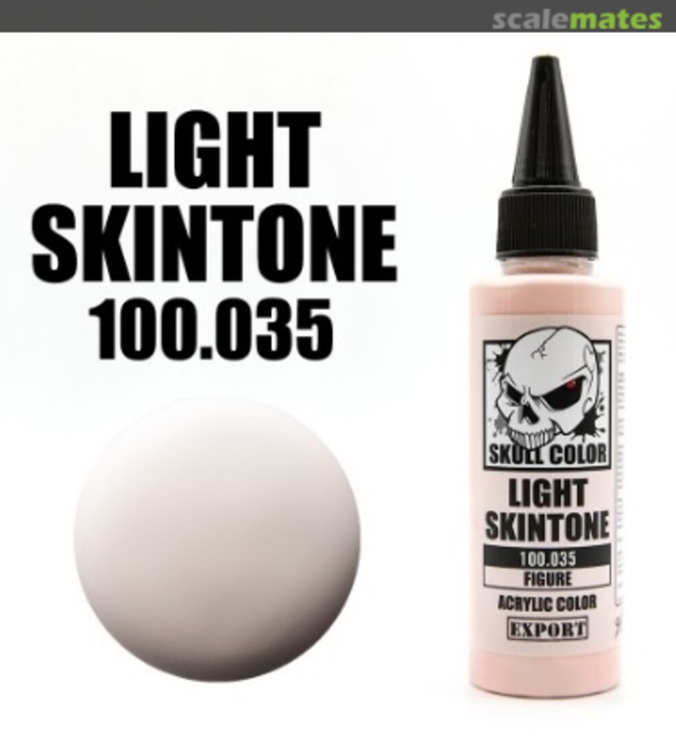 Boxart Light Skintone 035 Skull Color Figure