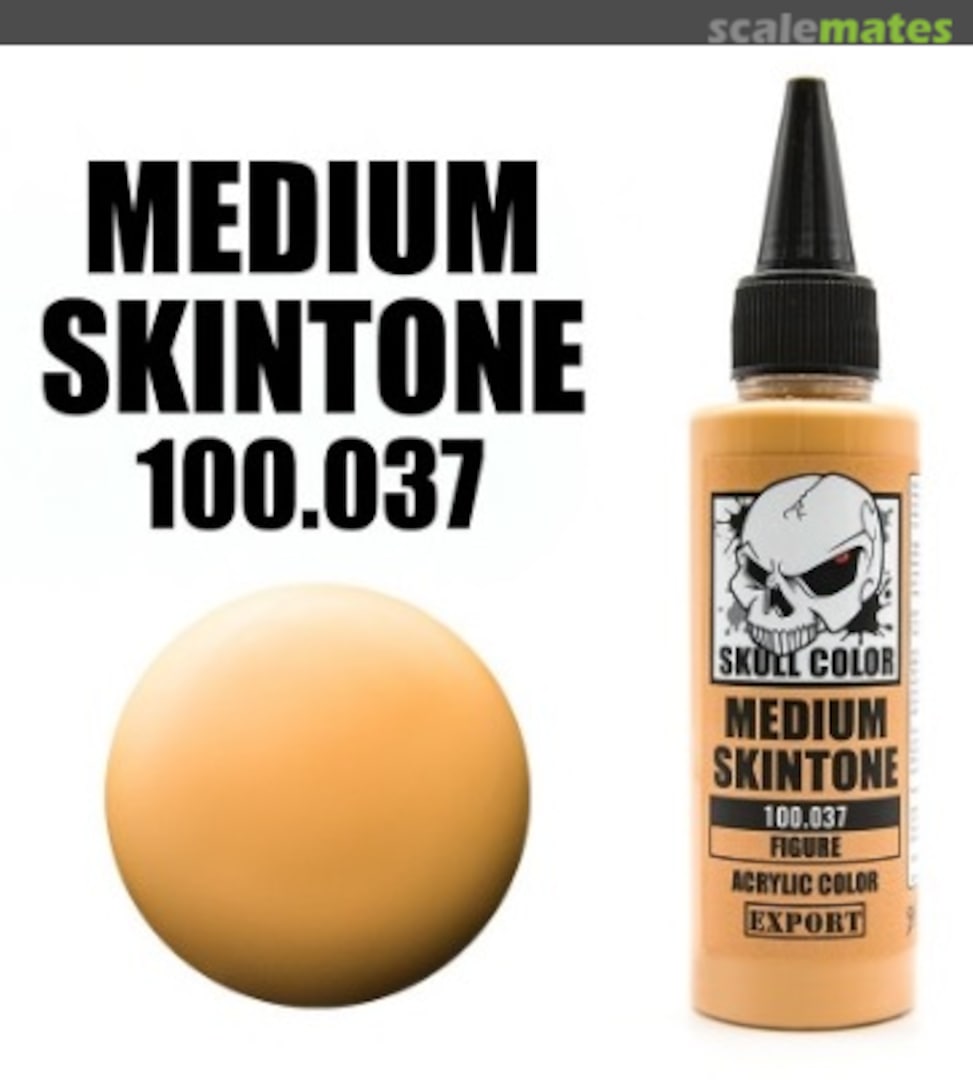 Boxart Medium Skintone 037 Skull Color Figure