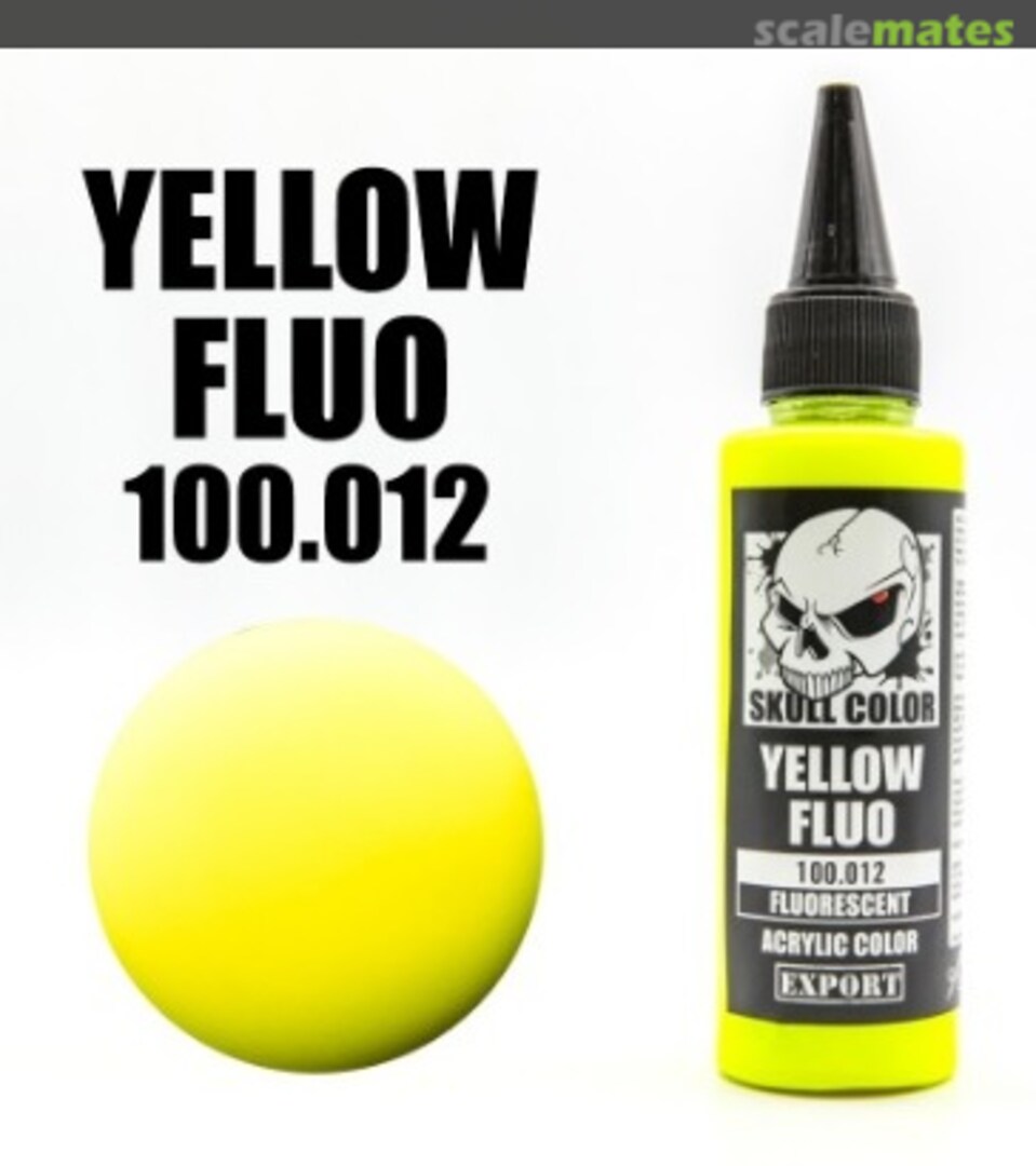 Boxart Yellow Fluo 012 Skull Color Fluorescent
