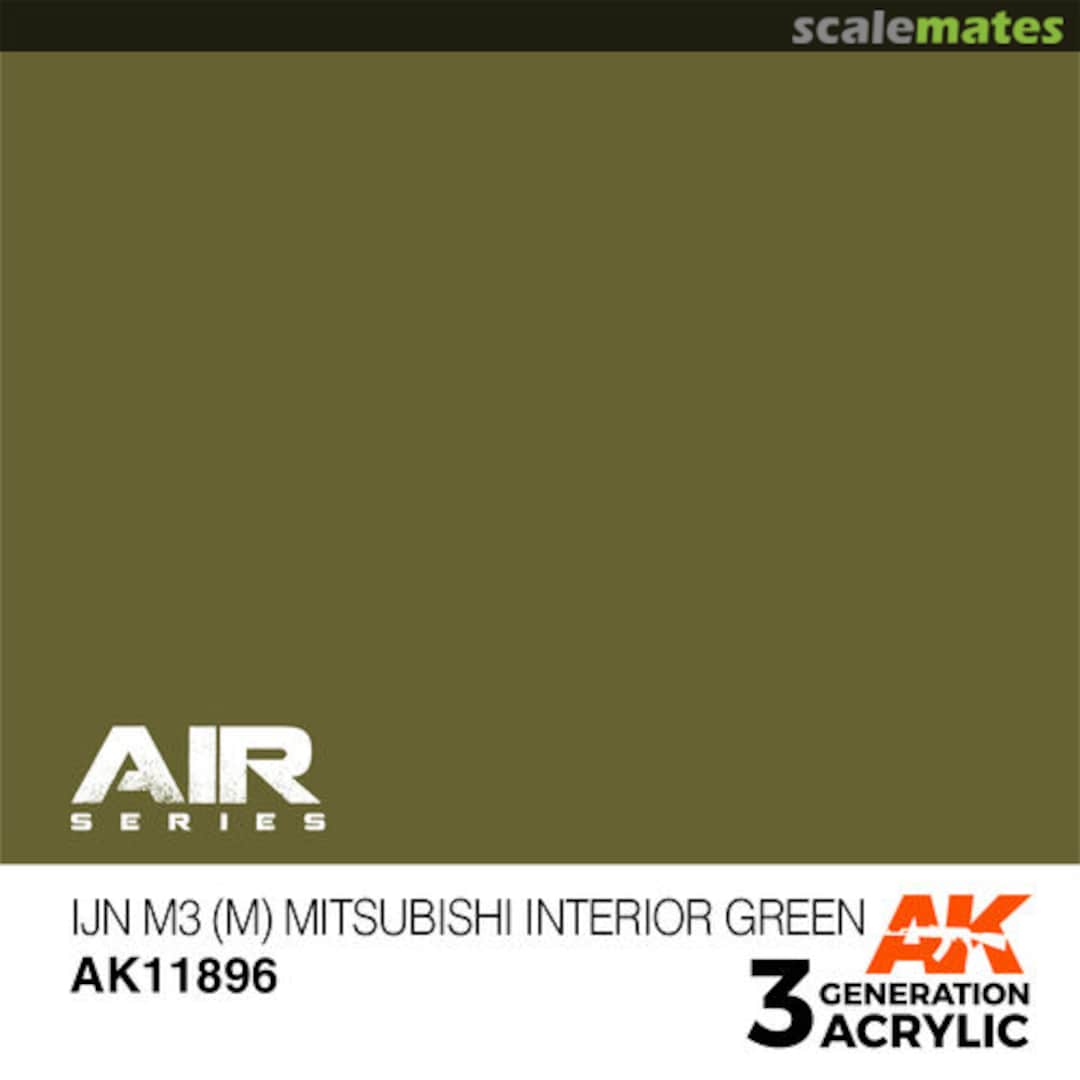 Boxart IJN M3 (M) Mitsubishi Interior Green  AK 3rd Generation - Air