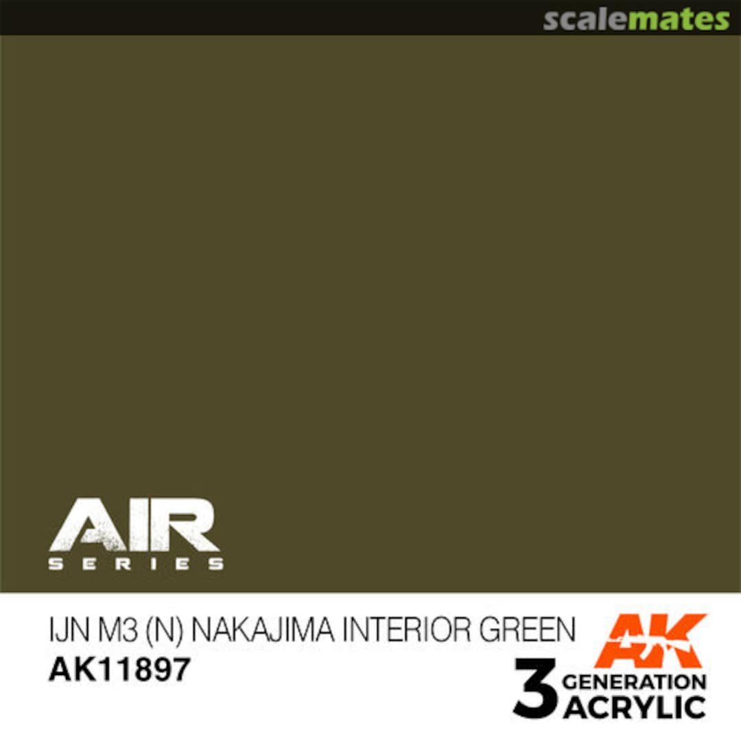 Boxart IJN M3 (N) Nakajima Interior Green  AK 3rd Generation - Air